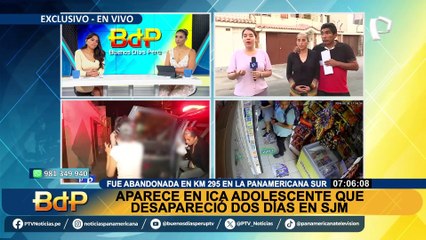 Buscan a sujeto que se llevó a menor de SJM y la abandonó en plena Panamericana Sur en Ica
