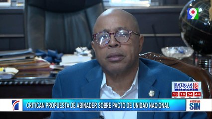 Polémica por propuesta de Abinader sobre pacto de unidad nacional | Primera Emisión SIN