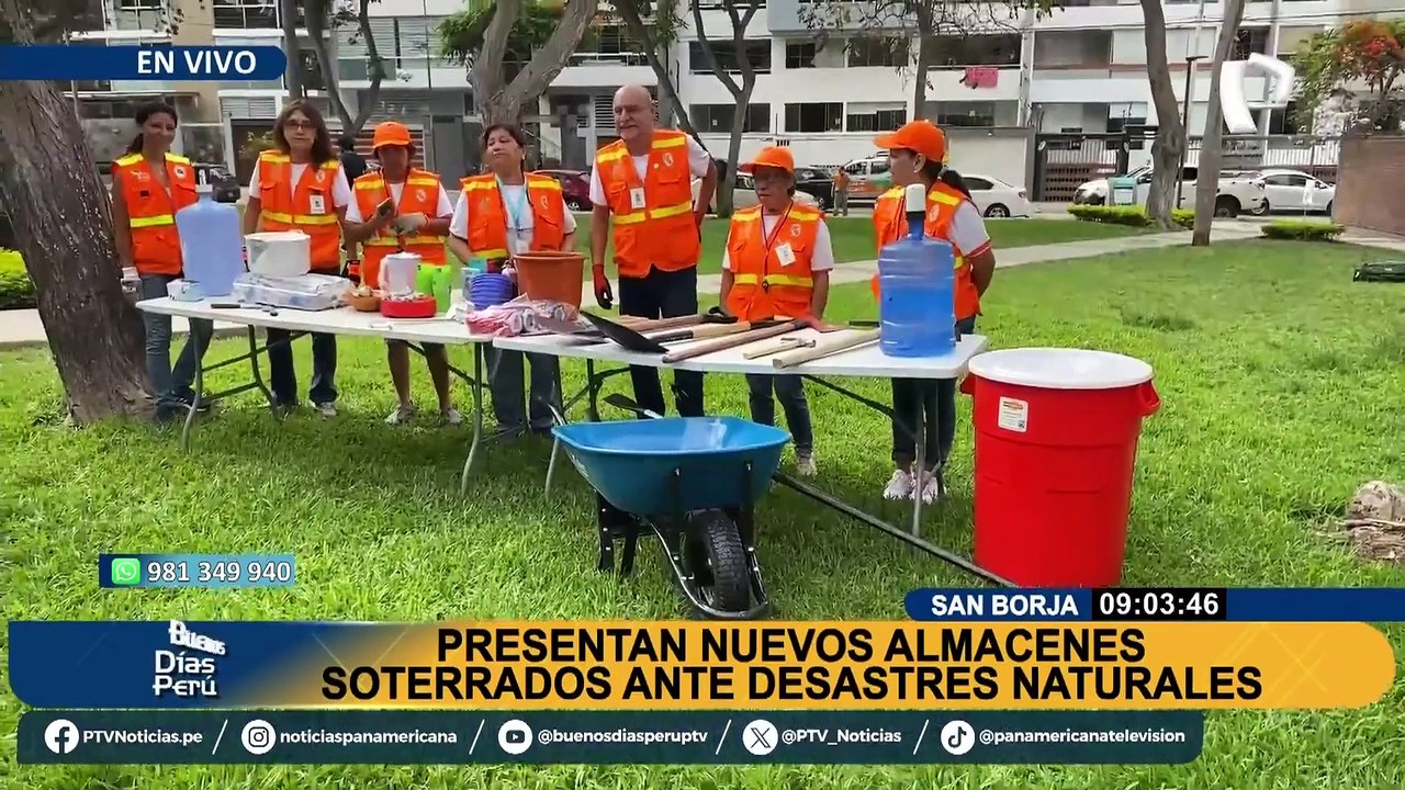 San Borja: presentan nuevos almacenes soterrados como medida ante desastres naturales