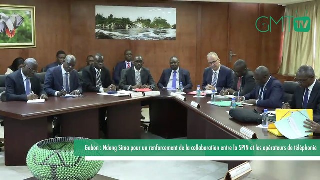 Gabon - Ndong Sima pour un renforcement de la collaboration entre la SPIN et les opérateurs de téléphonie