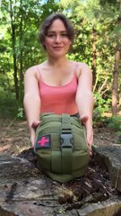 GIRL survives in the forest #camping #survival #bushcraft #outdoors #fire