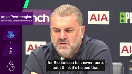 'Improving' Richarlison pleasing Postecoglou