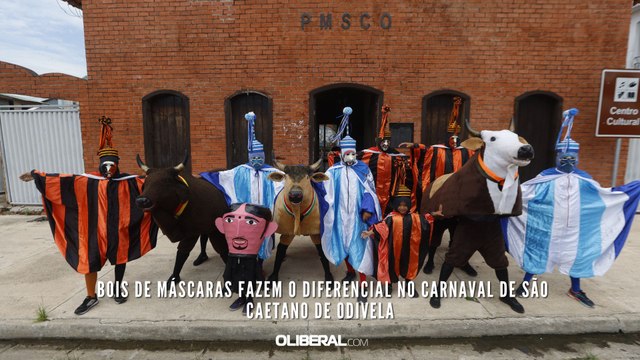 Bois de máscaras fazem o diferencial no Carnaval de São Caetano de Odivela