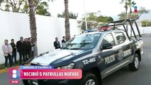 5 patrullas nuevas para Tlajomulco de Zúñiga