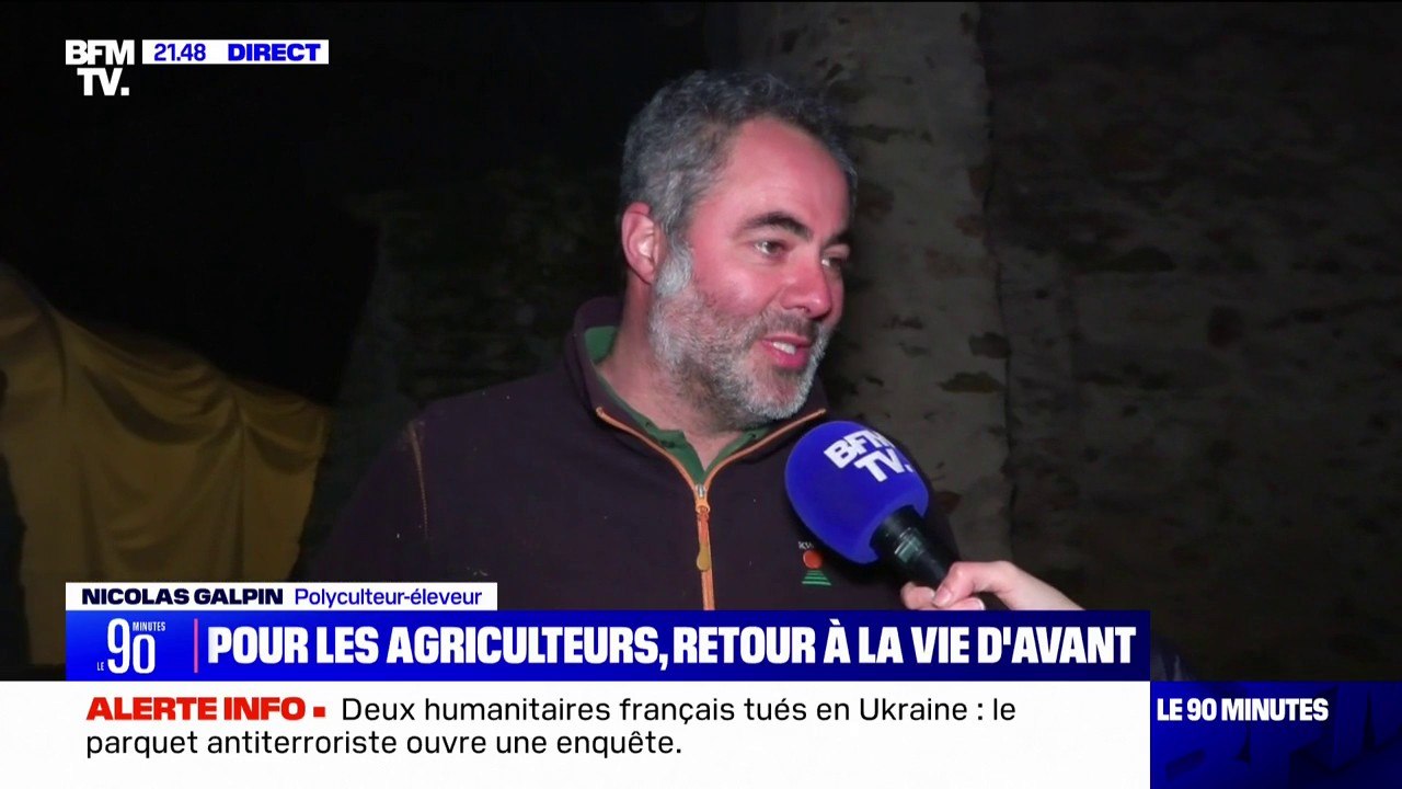 "J'ai dormi deux à trois heures par nuit depuis huit jours": Le retour à la ferme après la mobilisation pour Nicolas Galpin, éleveur et polyculteur dans l'Essonne