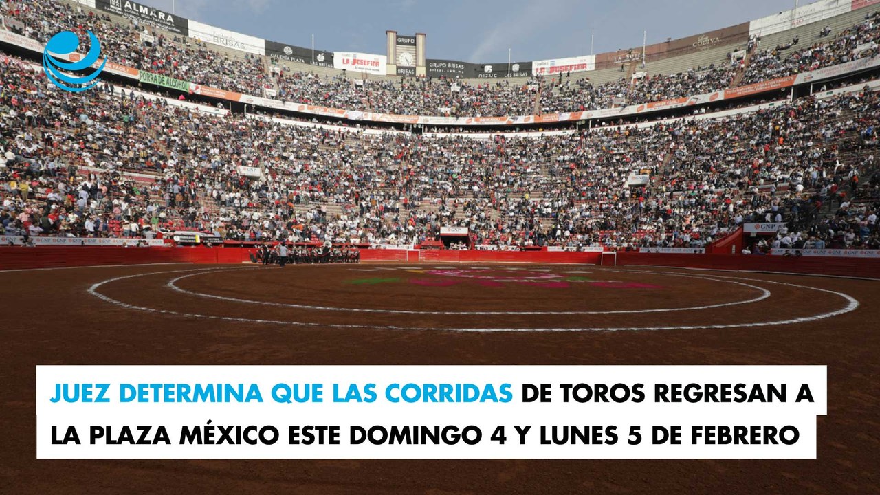 Juez determina que las corridas de toros regresan a la Plaza México
