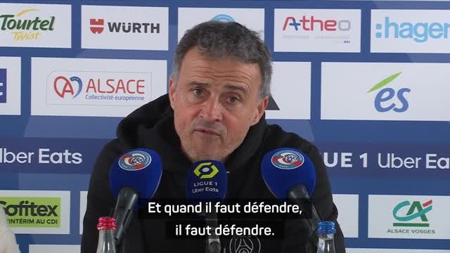 20e j. - Luis Enrique : “Il faut savoir défendre pour gagner des matches”