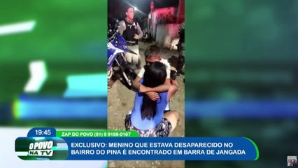 Menino que estava desaparecido no bairro do Pina é encontrado em Jaboatão
