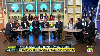 Apagão analógico em São Paulo - transmissão do SBT na SKY (29-03-17), Ratinho digital em 14min15seg
