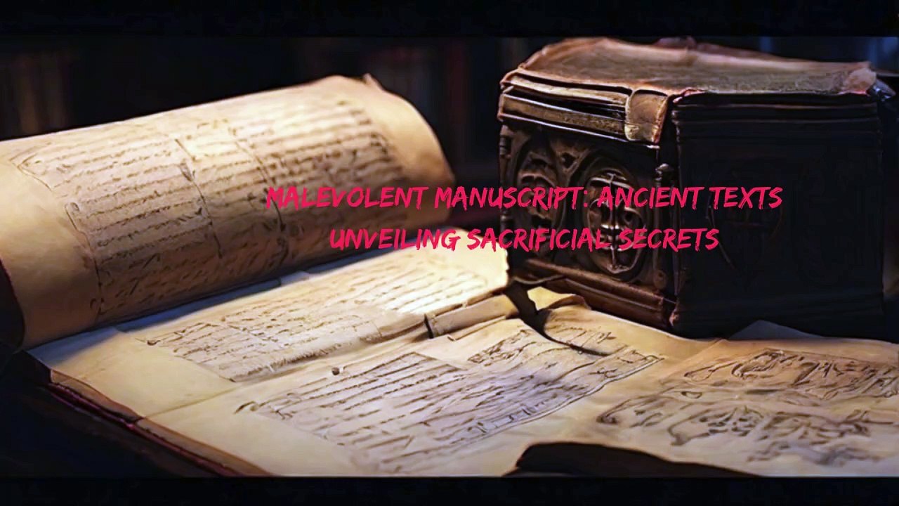 Malevolent Manuscript Ancient Texts Unveiling Sacrificial Secrets