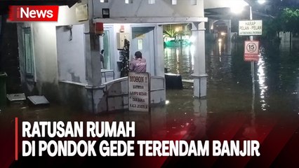 Banjir Rendam Ratusan Rumah Warga di Perumahan Jatibening Permai Pondok Gede