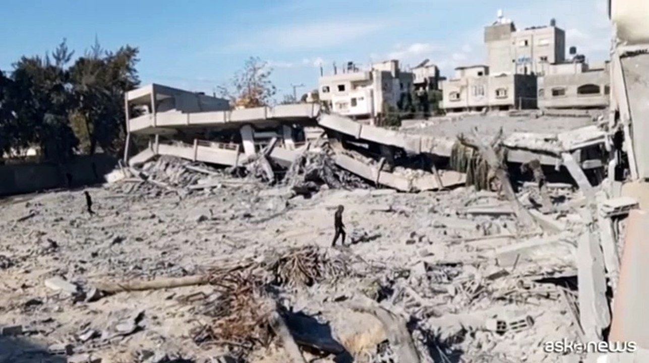 La scuola distrutta a Gaza: "Che crimine aveva commesso?"