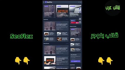 Seoflex Blogger Template - افضل قوالب بلوجر قالب Seoflex