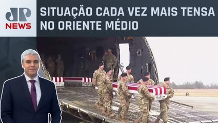Estados Unidos retaliam e bombardeiam mais de 85 alvos do Irã; Marcelo Favalli analisa