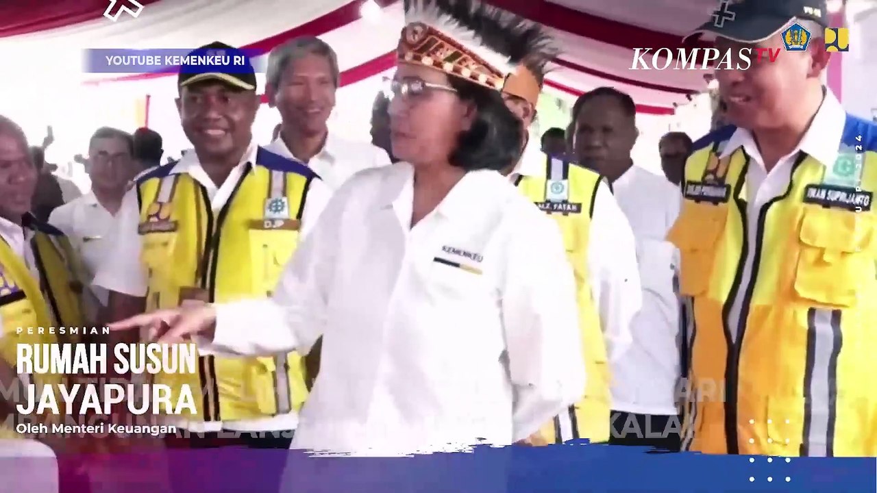 Pernyataan Sri Mulyani Singgung Gunting Pita Peresmian Proyek saat Pidato di Jayapura