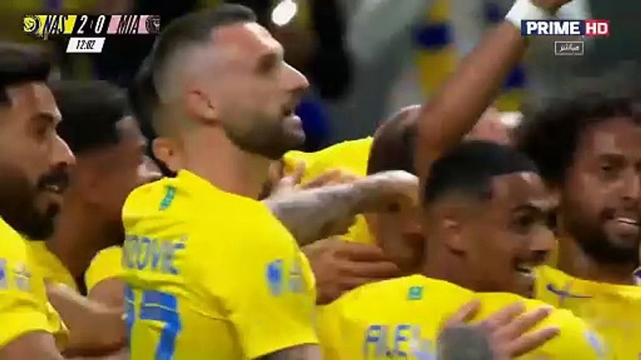 AlNassr vs Inter Miami Highlights Messi vs Ronaldo 2024 video