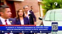 Dina Boluarte: PJ admite a trámite acción de amparo para anular denuncia por muerte en protestas