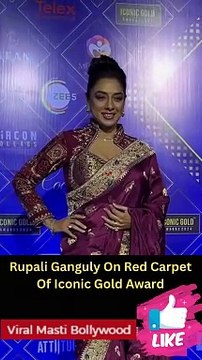 Kartik Aaryan, Rupali Ganguly & Radhika Madan on Red Carpet Of Iconic Gold Award Viral Masti Bollywood