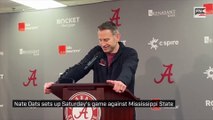 Nate Oats sets up Saturday's game against Mississippi State
