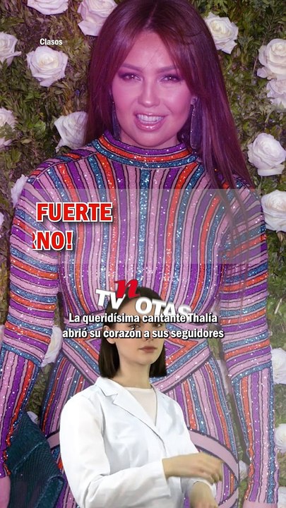 Thalia revela que padece rara enfermedad y pide ayuda.