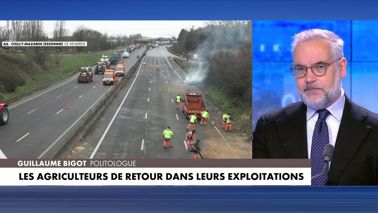 Guillaume Bigot, au sujet des agriculteurs : «Ils ne sont pas rentrés chez eux les mains vides et ils ne sont pas rentrés chez eux avec l’impression de s’être mobilisés pour rien»