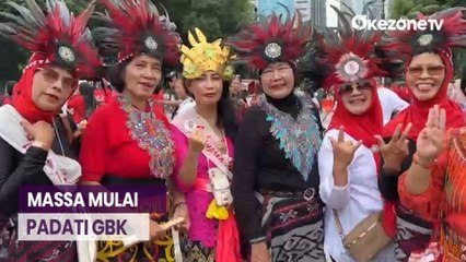 Télécharger la video: Massa Mulai Padati GBK untuk Ramaikan Konser Salam Metal Ganjar-Mahfud