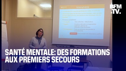 Des formations de premiers secours en santé mentale pour aider les personnes qui souffrent de troubles psychiques