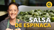 RECETA para hacer SALSA a base de ESPINACA por Juli Oriolo | El Gourmet