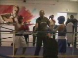 Premier combat de boxe
