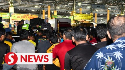 More than 500 foreigners rounded up in ops at Seri Kembangan wholesale market