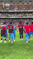 CAN 2023 : Dadju, Tony Yoka sur la pelouse pour célébrer la victoire de la RDC