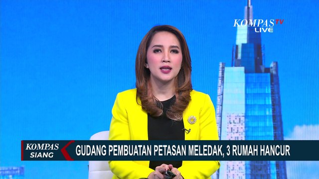 3 Rumah Warga Rusak Akibat Ledakan Gudang Pembuatan Petasan di Indramayu