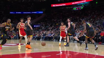 Trae's insane bounce pass sets up Okongwu dunk