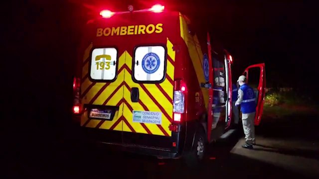 Jovem ferido é socorrido pelo Siate no Sanga Funda