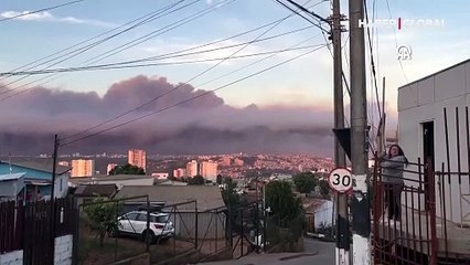 Şili felaketi yaşıyor: Çok çarpıcı görüntüler