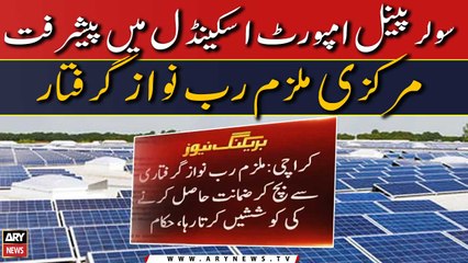 Solar Panel import scandal main accused arrested