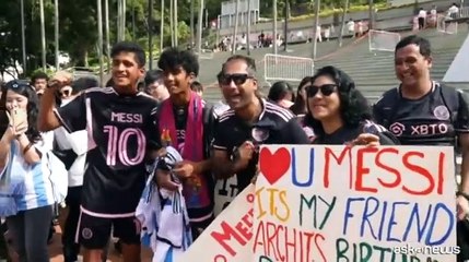 Messi-mania ad Hong Kong, c'? attesa per l'amichevole con Inter Miami