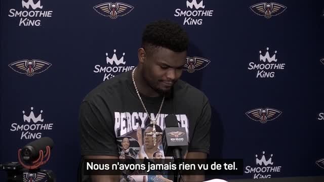 Pelicans - Zion Williamson sur Wembanyama : On n'a jamais rien vu de tel !