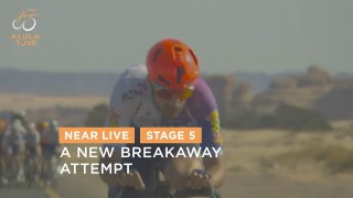 A new breakaway attempt - Stage 5 - The AlUla Tour 2024