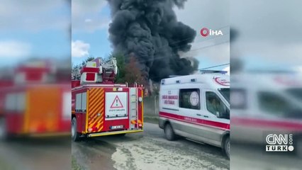 Son dakika... Gebze'de büyük fabrika yangını