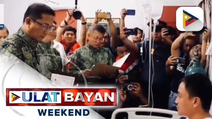 PNP Chief P/Gen. Acorda Jr., personal na iginawad ang Medalya ng Kagitingan sa pamilya ng tatlong pulis na namatay sa engkuwentro sa Samar