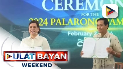 VP Sara, nanguna sa MOA signing sa Cebu para sa Palarong Pambansa 2024