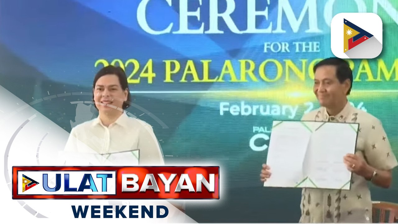 VP Sara, nanguna sa MOA signing sa Cebu para sa Palarong Pambansa 2024
