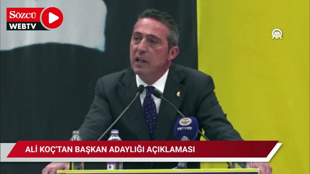 Ali Koç'tan başkan adaylığı açıklaması: Haziran ayında yeni bir başkanımız olacak