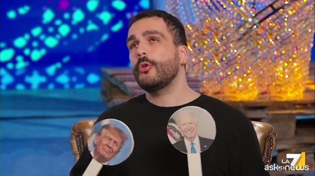 Trump o Biden? Conte non decide e invecchia nel video Propaganda Live