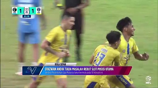 Syazwan Andik sedia buru tempat kesebelasan utama Sri Pahang