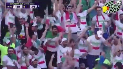 گل دوم بازی ایران و ژاپن