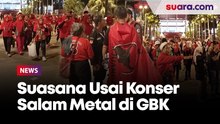 Suasana Usai Konser dan Kampanye Akbar Ganjar Mahfud di Gelora Bung Karno
