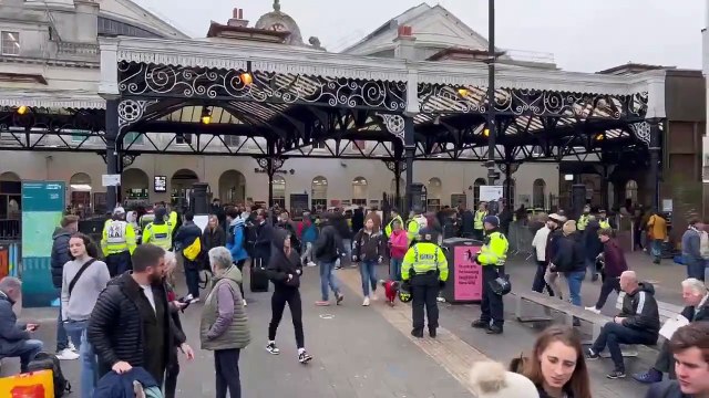Brighton vs Crystal Palace: Police out in force as fans warned of 'disruption to travel'