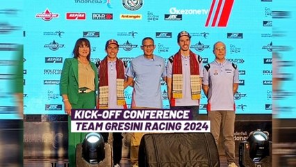 Sandiaga Uno Resmi Perkenalkan Marquez Bersaudara di Kick-Off Conference Team Gresini Racing 2024
